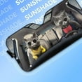 thumbnail image 4 of 3D Chartreux Cats Car Auto Sunshades Windshield Heat Protection, Pet Cat Sun Shades Univeral Fit Cars Suv Truck, 4 of 5