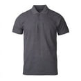 thumbnail image 2 of 2 Pack Men's Polo Shirt Cotton S-3XL Half Button Front Short Sleeve Regular Big & Tall Plain Daily Classic-Fit Casual Top Golf Outdoor Breathable Menswear, 2 of 4