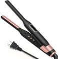 thumbnail image 1 of Plancha plana pequeña para cabello corto, temperatura ajustable Lápiz Plancha plana Calentamiento rápido, plancha alisadora de barba Doble voltaje con placas de cerámica turmalina Xemadio 220044, 1 of 8
