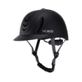 thumbnail image 1 of Casco de equitación para hombre y mujer, moderno y de verano, ajustable. Negro completo, 1 of 9