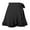 Black, variant on TSADFHJI Leather Skirts for Women Lace up Skirt Style High Waisted Solid Color Ruffled Skirt S Black