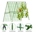 thumbnail image 2 of JIEMUCES Metal Garden Trellis for Climbing Plants A-Frame Grape Trellis with Non-Slip Texture Outdoor Plant Support Trellis for Vines Flowers Vegetables, 2 of 7