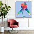 thumbnail image 2 of Cuadro Canvas Pixtreats Jugador de Hockey 40X40 cm, 2 of 4