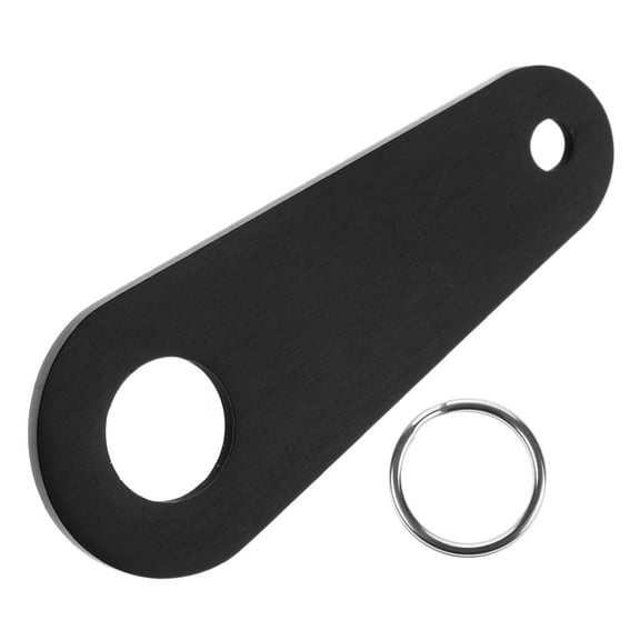 Motorcycle Bell Hanger Mounting Plate for Accessories Made of Stainless Steel Black Color Fits