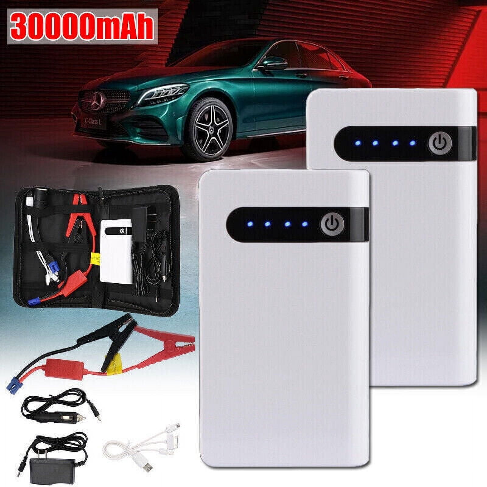 Portable 30000mAh Car Jump Starter Booster Jumper Box Power Bank Battery Charger