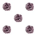thumbnail image 1 of Guardoinrt Sophisticated Refined Flower Brooches Pins For Delicate And Intricate Style pale purple 5Set, 1 of 6