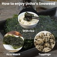 thumbnail image 4 of Korean Crispy Seasoned Seaweed Snacks Kimchi Spicy Sheets - 12 Individual Packs 100% Natural Laver 12 Pack Roasted Nori Snack Healthy Premium Gim by (Kimchi and Wasabi), 4 of 5