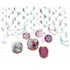 Frozen Swirly Foil Decorations Pack of 12