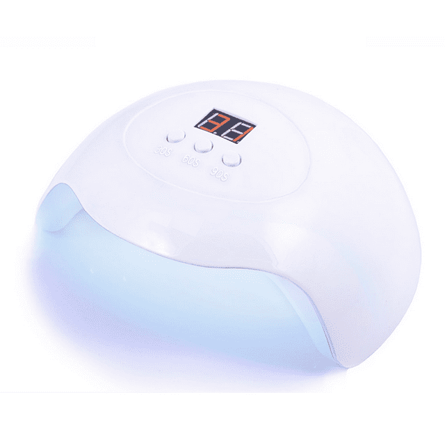 Lámpara de uñas, secador de uñas con luz UV para curado de esmalte de uñas en gel con pantalla LCD y 3 configuraciones de temporizador