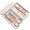 Rose Gold, variant on ZJQYDS 7pcs Manicure Set, Nail Clippers Kit, Stainless Steel Manicure Kit, Nail Clipping Tools Portable Travel Grooming Kit, The Best Gift with Luxurious Case(Rose Gold)