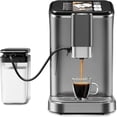 thumbnail image 1 of Bingirl Fully Automatic 20 Bar Espresso Machine with Milk Frother, Steam Wand, Built-in Grinder, 15-Litre Water Tank, and One-Touch Control Panel, 1 of 9
