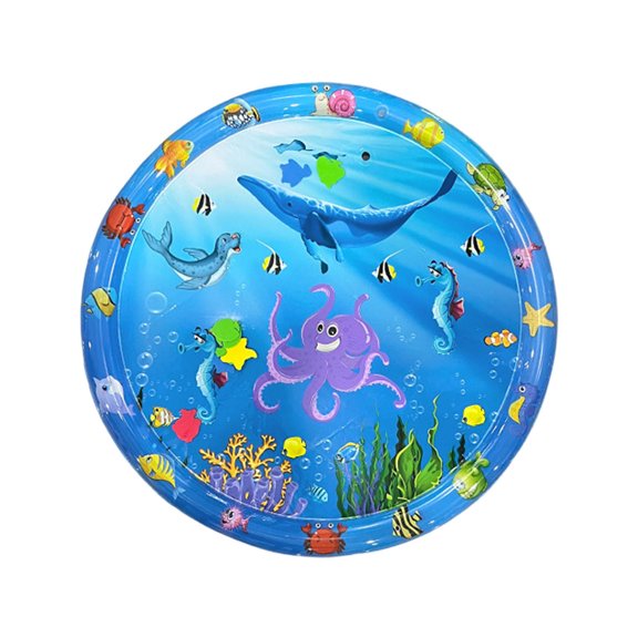 Water Game Mat Thickened Water Pet Mat Dog/cat Mat Pet Water Sensory Game Mat With Fish Children's Game Mat Feel Cool And Comfortable Novelty Dog Accessories Dog Supplies Checklist Carrying Bag Dog 8