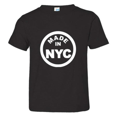 

PleaseMeTees™ Toddler From Born Made In New York City NY Logo Label HQ Tee