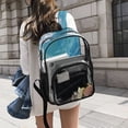 thumbnail image 6 of PVC Transparent Backpacks Clear Backpack for Travel and Outings Ocean Surface, 6 of 7