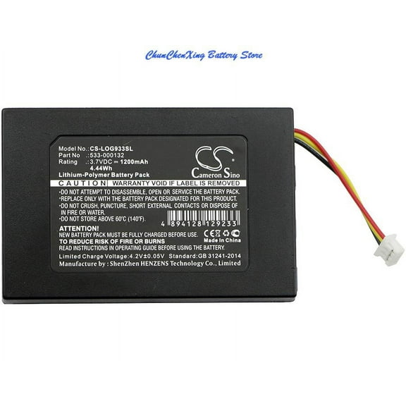 ALLCCX 1200mAh Battery 533-000132 for Logitech G533, G933, G933S