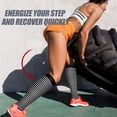 thumbnail image 3 of 8 Pairs Copper Compression Socks for Women & Men Circulation 15-20 mmhg - Better Blood Flow, Swelling, Best Support for Medical, Running, Nursing, 3 of 7
