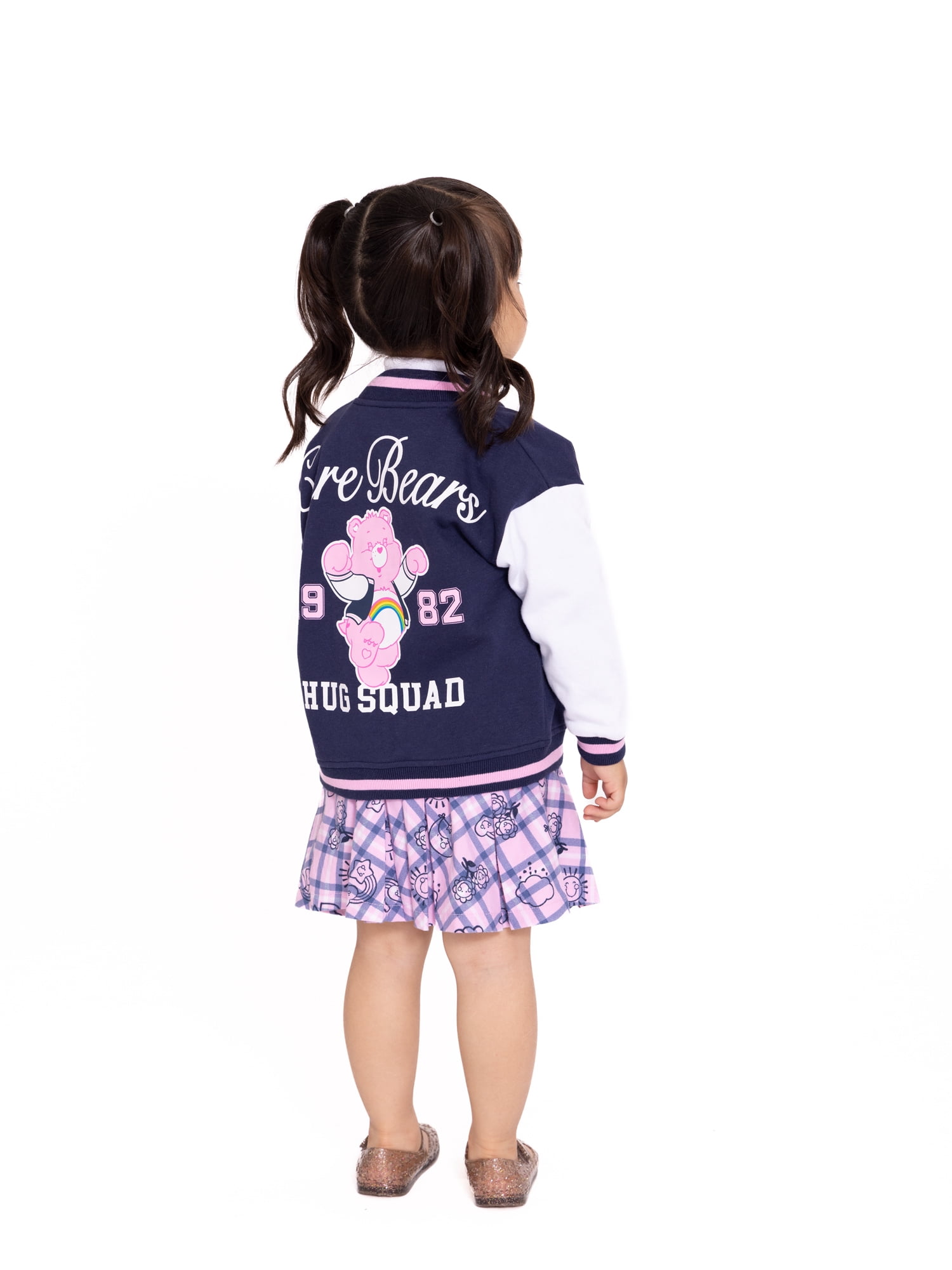 Care Bears Toddler Girls Varsity Jacket, Sizes 12M-5T