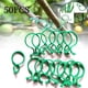 thumbnail image 1 of Clips de soporte para plantas de jardín de 50Pcs - Anillos reutilizables para tomates, enredaderas y flores, anillos de hebilla para plantas fuertes y flexibles, 1 of 6