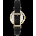 thumbnail image 3 of Timex Women's Dress 31mm Watch - Black Strap Silver-Tone Dial Gold-Tone Case, 3 of 5
