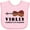 AD-Pink, variant on Inktastic Violin Humor Music Boys or Girls Baby Bib