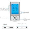 thumbnail image 3 of Easy@Home Dual Channel TENS Unit Electronic Pulse Massager with Electrodes, 1 Pack, 3 of 8