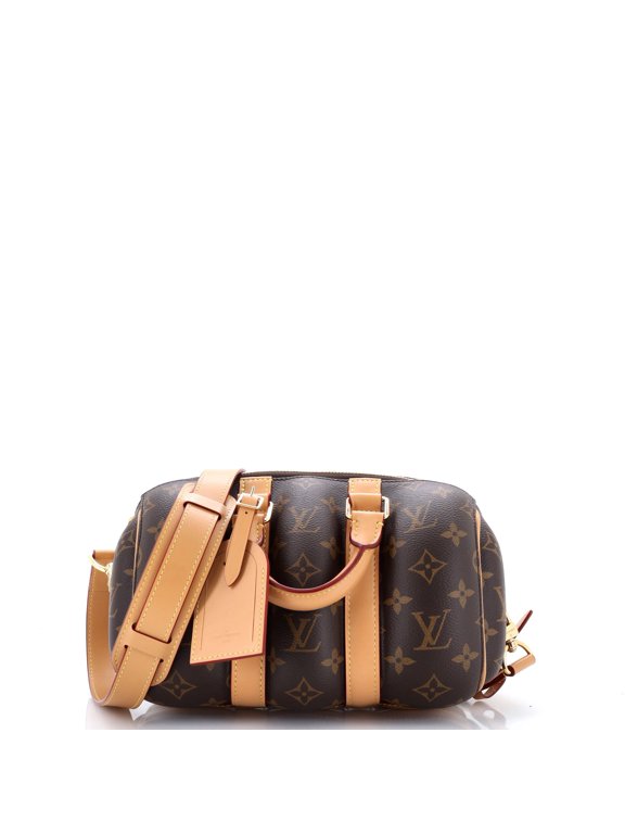 Pre-Owned Keepall Bandouliere Bag Blown Up Monogram Canvas 25 By Rebag