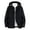Black, variant on Women's Outdoor Color Splice Detachable Hat Zipper Pocket Coat Zip up Women plus Junior Outerwear Womens Cardigan Extra Warm Winter Jacket Womens Hiking Jacket Womens Warm up Jacket Womens Lined