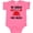 Hot Pink, variant on Inktastic My Babcia Loves Me Grandson Boys or Girls Baby Bodysuit