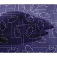 thumbnail image 4 of oneOone Viscose Chiffon Fabric Geometric Maze & Rabbit Animal Sashiko Print Decor Fabric Printed BTY 42 Inch Wide, 4 of 4