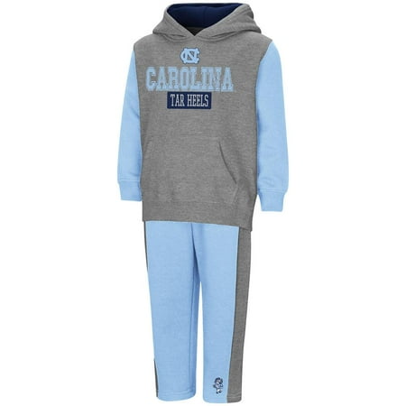toddler unc tar heels pull over hoodie and sweatpants set 5t