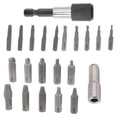 thumbnail image 3 of Damaged Screw Extractor Set,22 PCS Stripped Screw Extractor Kit, HSS Broken Screw Remover Set with Bit & Socket Adapter, 3 of 10
