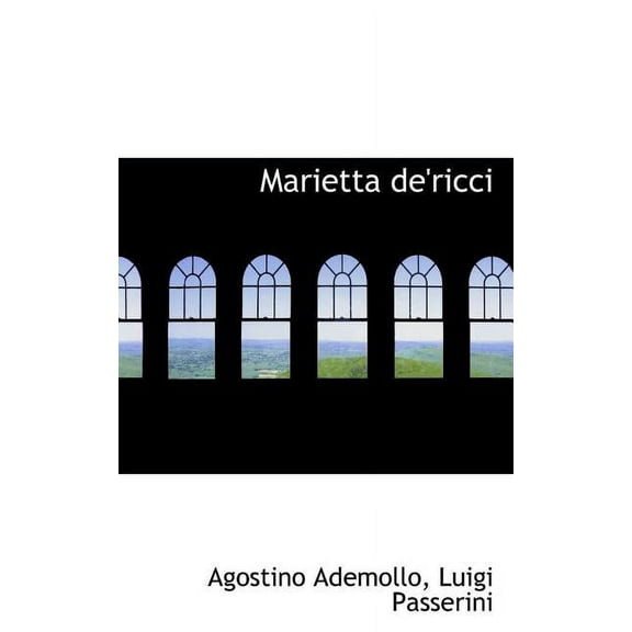 Marietta de'Ricci, (Paperback)