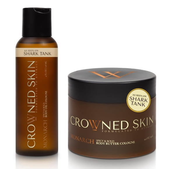 Combo de manteca corporal y colonia en aceite Crowned Skin Monarch
