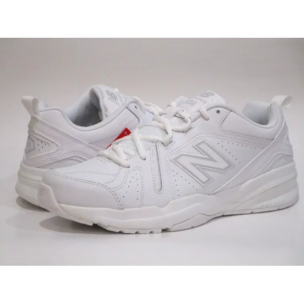 New Balance Men's 608 V5 Casual Comfort Cross Trainer Shoes, White/White