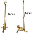 thumbnail image 6 of TAVENE Frog Paper Towel Holder 16.5'' Cast Iron Paper Towel Holder Funny Toilet Paper Holder for The Floor or Counter in The Kitchen or Bathroom Bronze Rustic,Frog Gold,Frog, 6 of 6