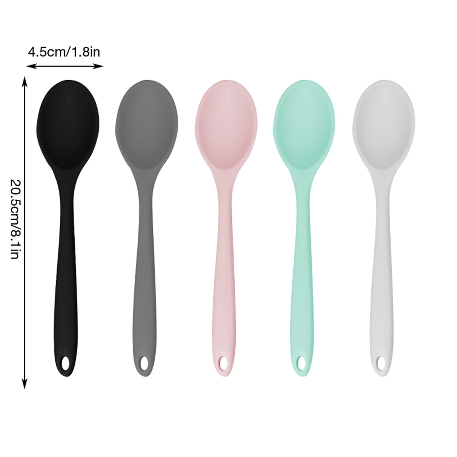 Dienrx Clearance Under $5 "Silicone Baby Feeding Spoon | High-Temperature Resistant, Non-Stick Design for Baby Food & Supplement Feeding"