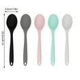 thumbnail image 3 of Kitchen Tableware Small Silicone Spoon Baby Food Supplement High Temperature Non Stick Surface Special Spoon Stirring Spoon,Green Kitchen Tableware, 3 of 8