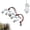 White, variant on Ultralight Block and Tackle Pulley System, Nylon Game Hoist with 304 Stainless Steel Pins, Portable Outdoor Hunting Gear Lifting Hoist for Game Retrieval Camping