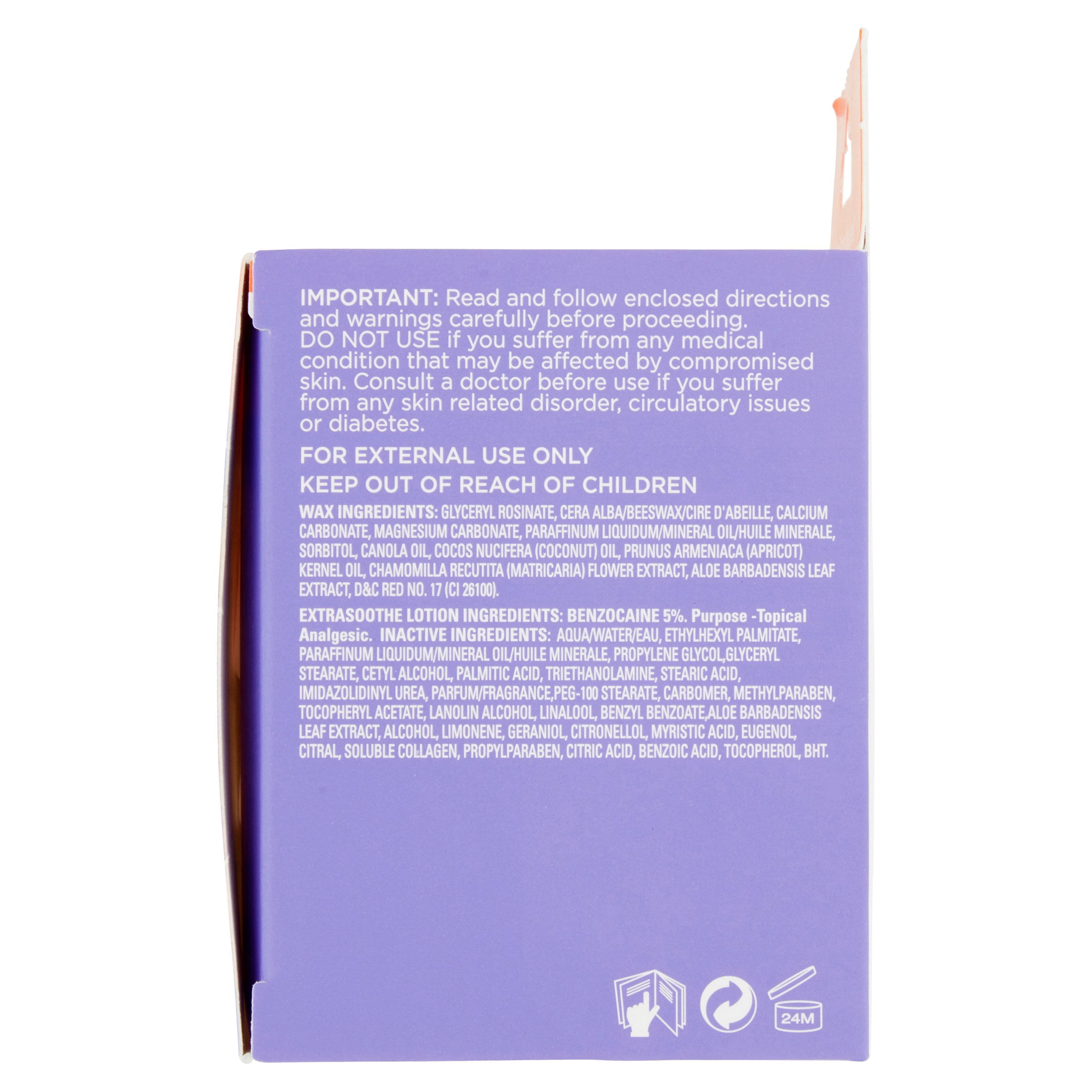 Sally Hansen Microwavable Eyebrow, Lip and Face Wax, 0.31 Oz
