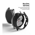 thumbnail image 6 of Ringke Slim Case Compatible with Galaxy Watch 4 40mm (2 Pack) - Clear & Black, 6 of 10