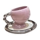 thumbnail image 2 of Taza de café de cerámica lisa con asa, para té, café, zumo, 160 ml, bonita Taza Violeta, 2 of 9