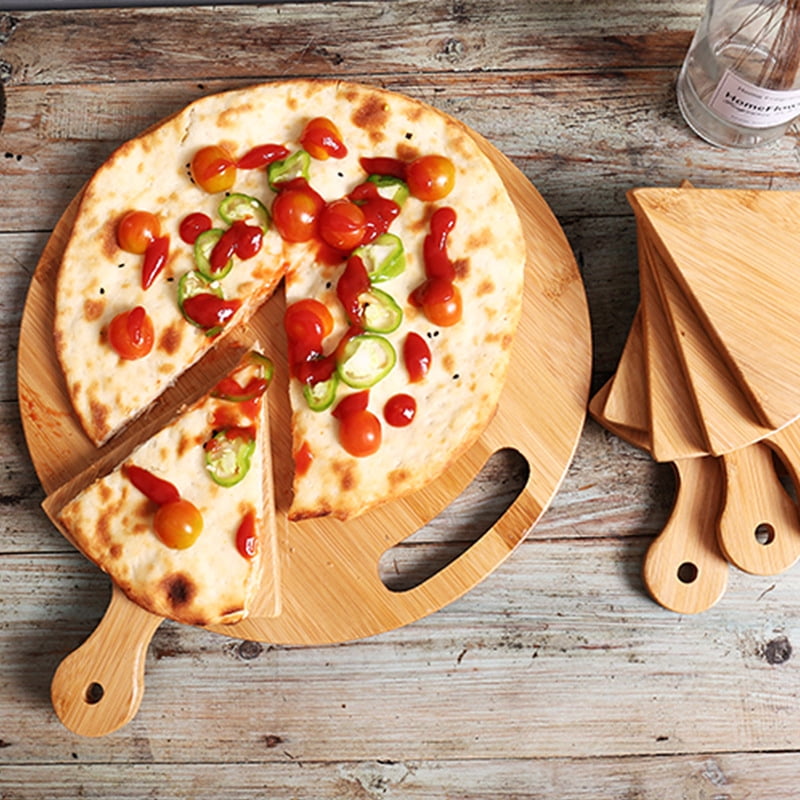 Pizza Tray Multi-purpose Baking Tray Bread Sushi Cake Plate Cutting Board Fruit Divider Plate Hot Pot Platter Coaster