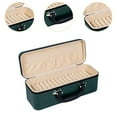 thumbnail image 6 of Milageto Bangle Box PU Leather Portable Handle Shows Fashionable Bracelet Storage Box Green, 6 of 8