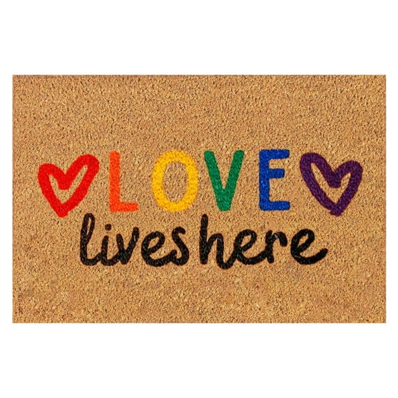 Clearance! Carpet under$5 Gay Letter Carpet Non Slip Entry Door Entrance Mat Absorbent Bathroom Kitchen Porch Floor Mat