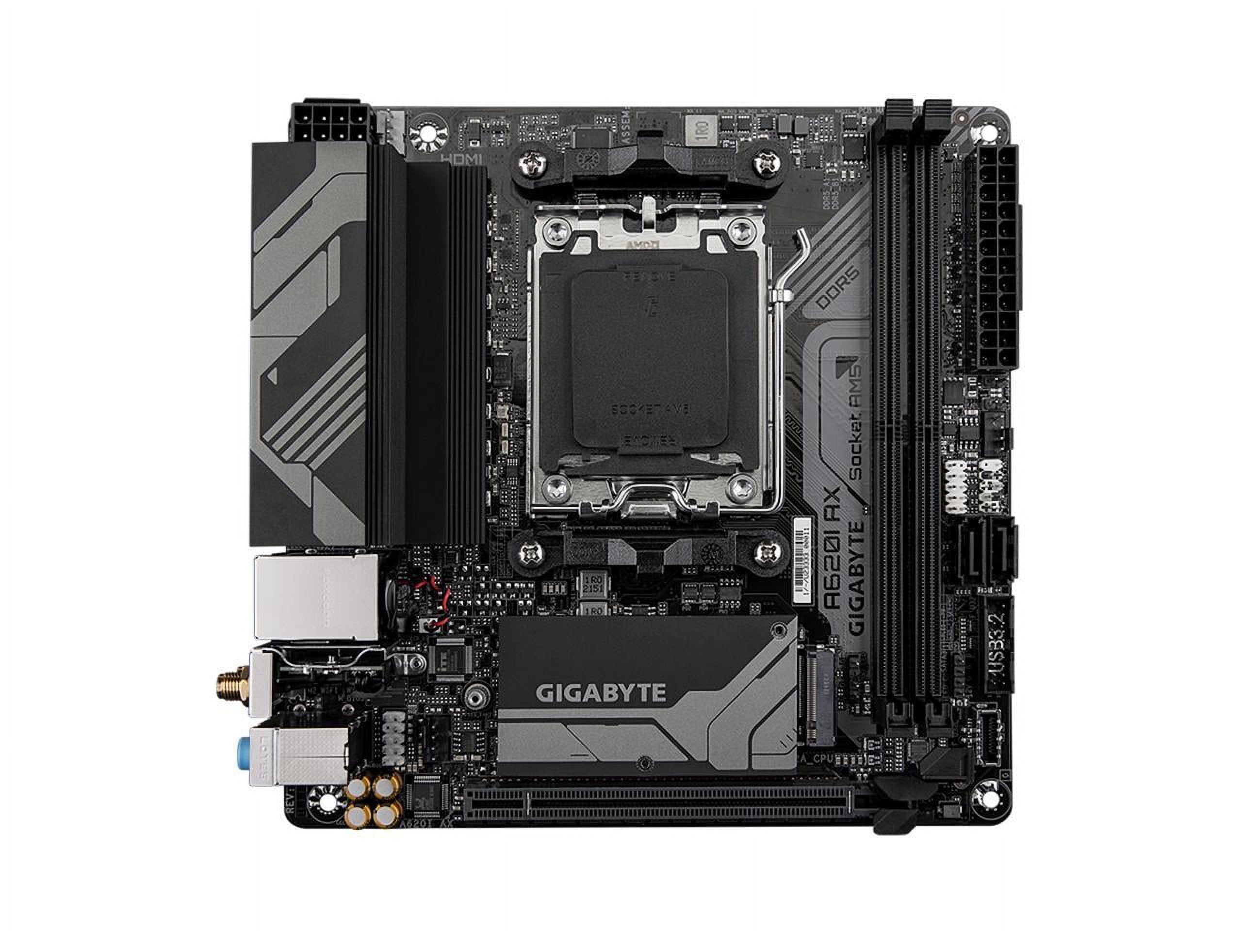 Gigabyte Ultra Durable A620I AX Gaming Desktop Motherboard - AMD A620 Chipset - Socket AM5 - Mini ITX (a620iax)