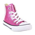 thumbnail image 2 of Converse Chuck Taylor All Star Hi Big Kid's Shoes Violet/Natural/White 660043c, 2 of 6