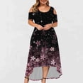 thumbnail image 1 of TIMIFIS Robe à Épaules Dénudées pour Femme Grande Taille Été Élégante Fluide Ourlet Irrégulier Robe Invitée de Mariage Robe Maxi - Printemps/été, 1 of 4