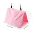 thumbnail image 4 of Bird Hanging Cage, Keep Warm Soft Plush Hook Bird Hammock  For Winter Use, 4 of 8