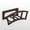 Bronze-1 Pack, variant on 2 Pack Garden Hose Holder Wall Mounted Outdoor Heavy Duty Metal Water Hanger Holds 125-ft Pipe Sturdy Detachable Storage Organizer Reel Rack For Outside Lawn Bronze
