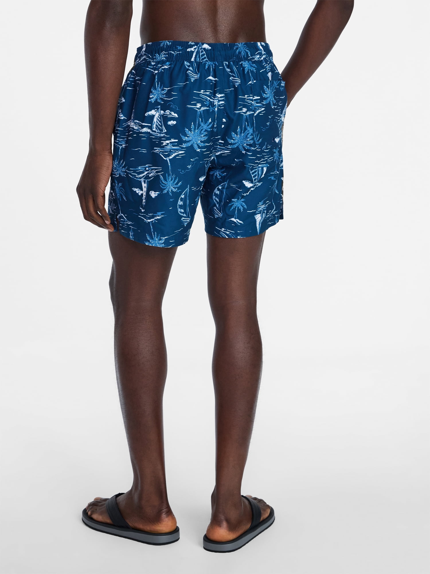 George Men's and Big Men's Swim Shorts, 6" Inseam, Sizes S-3XL